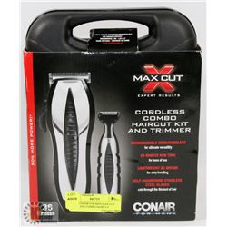 36PC CONAIR FOR MEN MAX CUT CORDLESS COMBO HAIRCUT