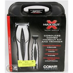 36PC CONAIR FOR MEN MAX CUT CORDLESS COMBO HAIRCUT