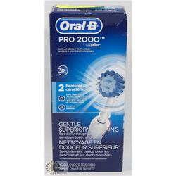 ORAL-B PRO 2000 RECHARGEABLE TOOTHBRUSH
