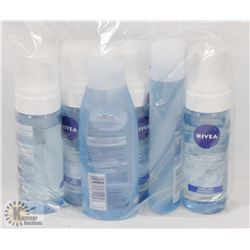 BAG OF NIVEA FACIAL CARE PRODUCTS