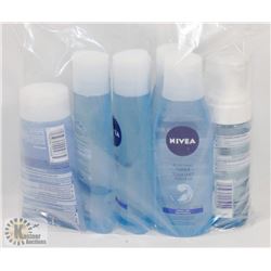 BAG OF NIVEA FACIAL CARE PRODUCTS