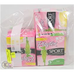 BAGS OF PLAYTEX TAMPONS