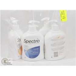 BAG OF ASSORTED SPECTRO CLEANSER