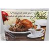 Image 1 : SERVING SET AND GRAVY BOAT