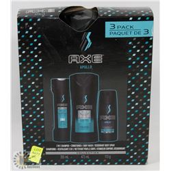 AXE 3 PACK APOLLO BATHING SET