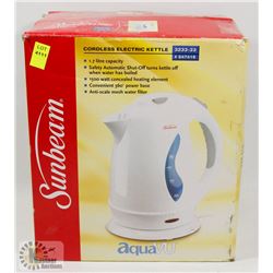 SUNBEAM CORDLESS ELECTRIC KETTLE