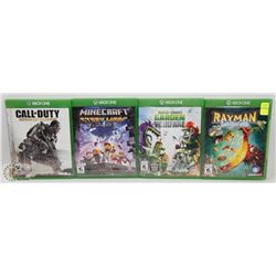 LOT OFO 4 XBOX ONE GAMES