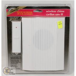 DELUXE 64 CHANNEL WIRELESS DOOR CHIME