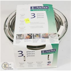 ANCHOR ESSENTIALS 3PC BOWL SET