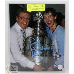 VOICE OF THE EDMONTON OILERS ROD PHILLIPS SIGNED