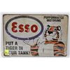 Image 1 : NEW! 8" X 12" ESSO METAL SIGN