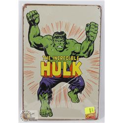 NEW! 8" X 12" INCREDIBLE HULK METAL SIGN