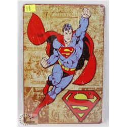 NEW! 8" X 12" SUPERMAN METAL SIGN