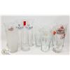 Image 1 : ASSORTED BEER GLASSES- GUINNESS, MOLSON