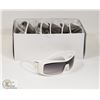 Image 1 : BOX OF FENDI STYLE WHITE DESIGNER SUNGLASSES