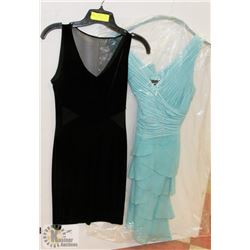 TWO WOMEN'S DRESSES