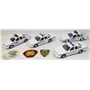 Image 1 : LOT OF 4 DIE CAST POLICE CARS, CHICAGO, NEW YORK
