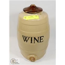 ANTIQUE WINE CROCK.