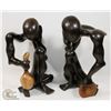 Image 1 : 2 LARGE AFRICAN  STATUES