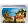 Image 1 : SANTA SLEIGH 2PC DECORATIVE SET