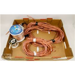 FLAT OF ASSORTED SPEAKER WIRE