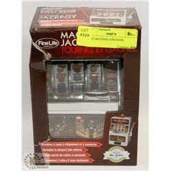SLOT MACHINE COIN BANK