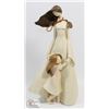 Image 1 : 12" TALL MOTHER & DAUGHTER FIGURE / STATUE
