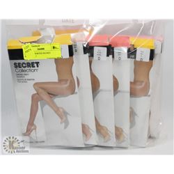 BAG OF ASSORTED SECRET PANTYHOSE