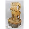 Image 1 : CARVED WOOD RAM