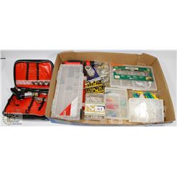 FLAT OF NAILS, WALL HANGERS, & ACCESSORIES WITH