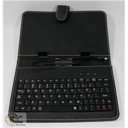 LEATHER KEYBOARD CASE FOR ANDROID TABLETS