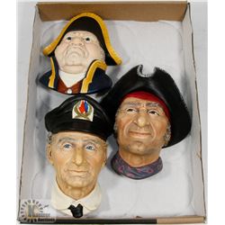 VINTAGE LOT OF 3 MADE IN ENGLAND ORIGINAL BOSSONS