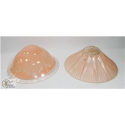LOT OF 2 VINTAGE SHADES.