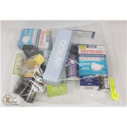 LARGE BAG OF ASSORTED DRUG STORE, AVON ETC