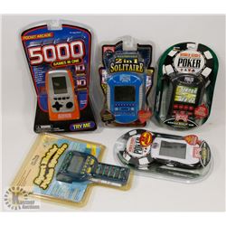 FLAT OF 5 SEALED ELECTRONIC HAND