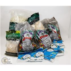 LOT OF ASSORTED INCLUDING BARLEY STRAW FOR PONDS,