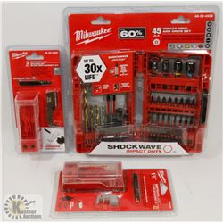 SEALED SET OF 3 MILWAUKEE