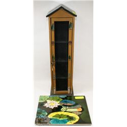 DECORATIVE MINI STORAGE BOX WITH 5 SHELVES