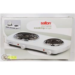 NEW SALTON PORTABLE COOKING RANGE