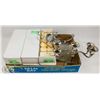 Image 1 : 2 CANDLE HOLDER, 6 BOXES OF CANDLES