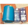 Image 1 : 3 PLASTIC WATER CONTAINERS - 1 RELIANCE 5 GALLON,