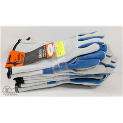 5 NEW PAIR OF GANDER WORK GLOVES