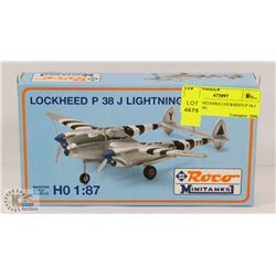 ROCO MINITANKS LOCKHEED P 38 J LIGHTNING