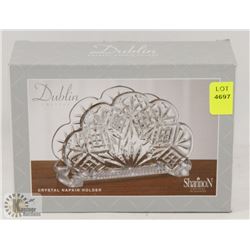 DUBLIN CRYSTAL NAPKIN HOLDER