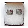 Image 1 : 1)  SANRIO HELLO KITTY PAVE  CRYSTAL