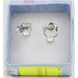 .925 HELLO KITTY EARRINGS