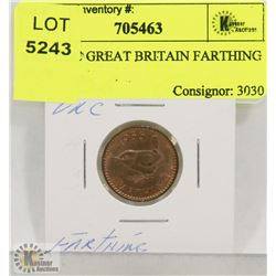 1956 UNC GREAT BRITAIN FARTHING