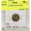 Image 1 : 1919 GREAT BRITAIN 6 PENCE
