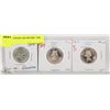 Image 1 : LOT OF 3 CANADA QUARTERS 1960, 1963