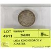 1935 CANADA KING GEORGE V SILVER QUARTER